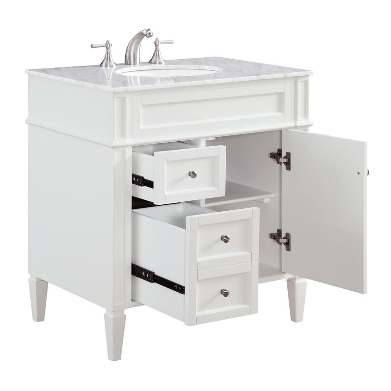 Mercury Row® Bradyn 32'' Freestanding Single Bathroom Vanity with